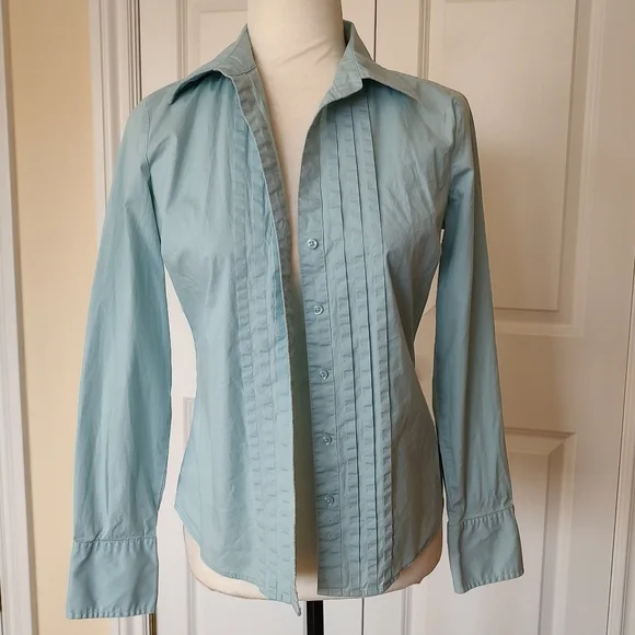 Tommy Hilfiger cotton button up blouse - Picture 2 of 12